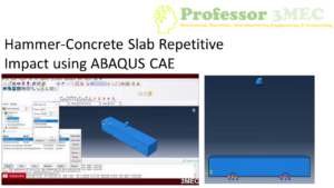 Hammer and Concrete Slab Repetitive Impact