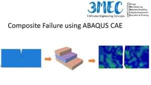 Composite Failure Simulation using ABAQUS CAE with Element Deletion